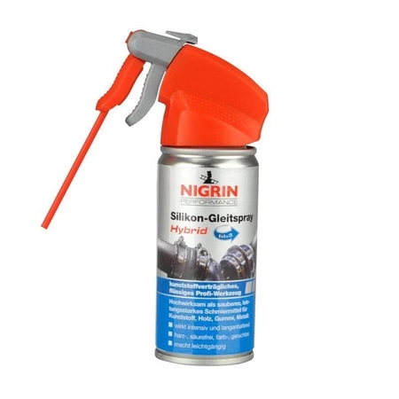 Silikon w Sprayu, Smar Silikonowy HyBrid 100ml NIGRIN 72240