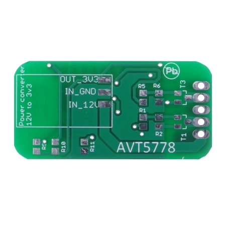 Sterownik taśm LED RGBW HomeKit ESP8266 - PCB do projektu AVT 5778