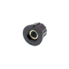 Gałka z kołnierzem do potencjometru na oś 6mm - 21x16mm - czarna