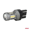 Żarówki LED W21/5W 7443 dwufunkcyjne bez CANBUS 12/24 V, 15 diod SMD 3030, białe, 2 szt. - AMiO 04998