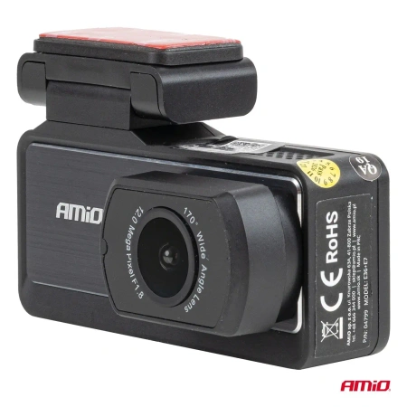 Wideorejestrator WiFi Full HD Przód Tył Kamera Cofania G-Sensor Parking Mode USB-C 256GB AMIO-04799