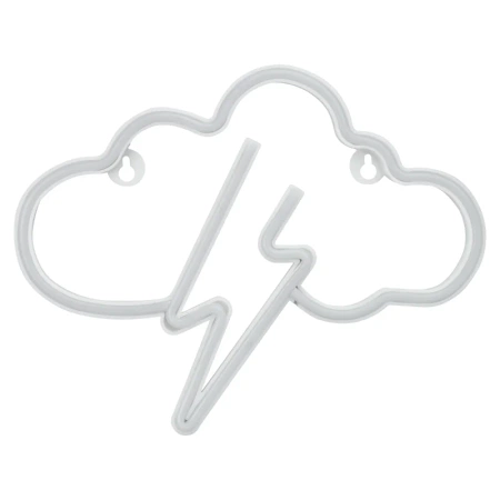 Neon LED "chmurka", dekoracja LED 29x23cm zasilanie z baterii lub USB