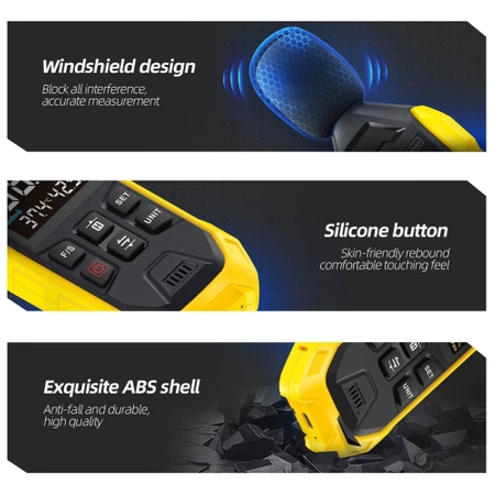 Miernik poziomu dźwięku, Decybelomierz 30-130dB, FNIRSI FDM-01