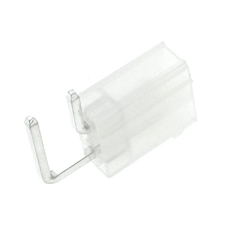 Wtyk ATX 2-stykowy męski kątowy do montażu na PCB, raster 4,20 mm, biały, KWM4505-02R