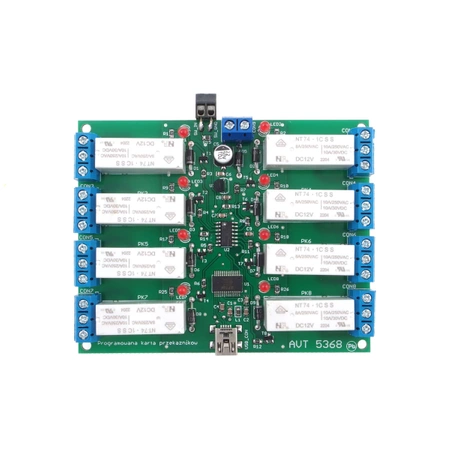 Programowalny moduł przekaźników - KIT AVT 5368