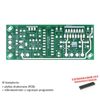 Uniwersalny sterownik silnika krokowego - PCB i mikroprocesor do projektu AVT 3225