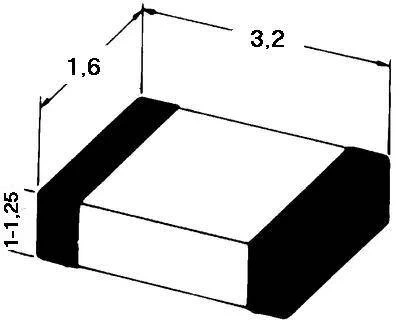 Kondensator 330pF 50V 20% SMD 1206
