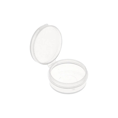 Organizer miniaturowy okrągły 2x0.9cm, zamykany pojemnik OR204