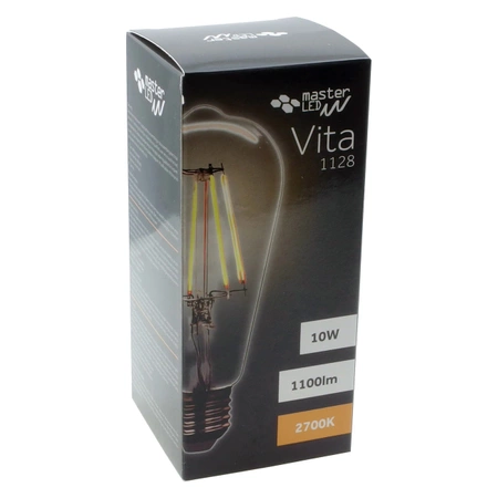 Żarówka LED E27 Filament Vita ST64 1000lm 10W 2700K