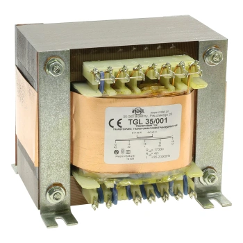Transformator głośnikowy Indel TGL 35/001, 35 W, 1,73 kΩ/4 Ω, Push-Pull