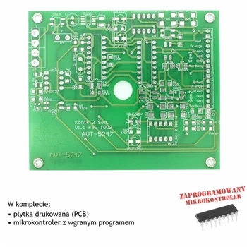 Kontroler dwóch semaforów 3 komorowych - PCB i mikroprocesor do projektu AVT 5247