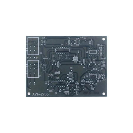 Kompukser – komputerowy mikser audio Line In - PCB do projektu AVT 2785