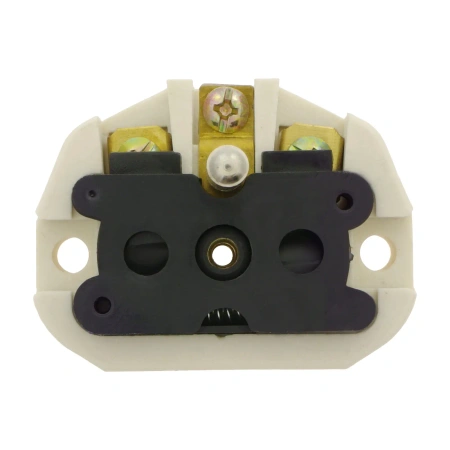 Natynkowe gniazdo pojedyncze ceramiczne białe Ceramic Loft