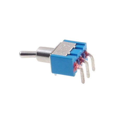 Przełącznik ON-ON SPDT 3P pojedynczy kątowy MTS-102