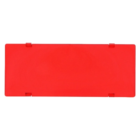 Filtr panelowy czerwony ZDFCZ1006 do obudowy modułowej ZD1006, ABS, Kradex