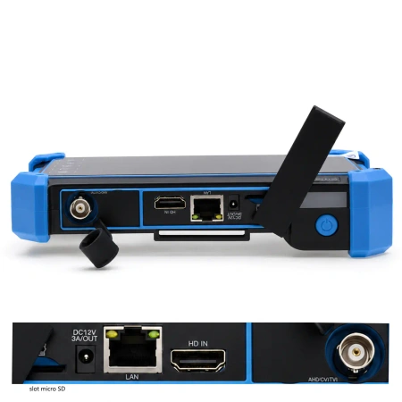 Tester kamer CCTV/IP 4K z ekranem dotykowym, polskie menu, Noyafa NF-IPC715