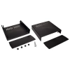 Obudowa uniwersalna Z17W, 217 × 235 × 92 mm, PS, czarna, wentylowana, z panelami bocznymi, Kradex