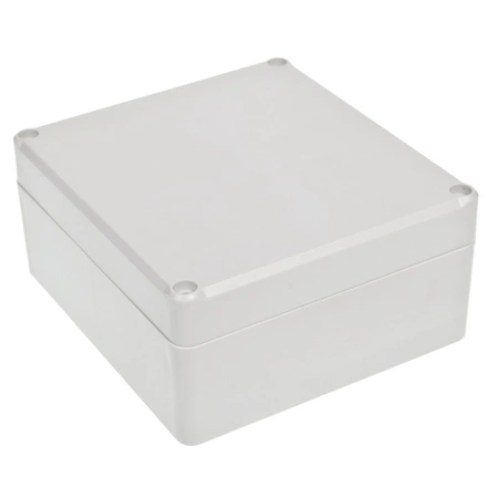 Obudowa hermetyczna z uszczelką do elektroniki 115,4 × 125,3 × 58,1 mm PS jasnoszary KRADEX Z59JH