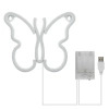 Neon LED "motyl", dekoracja LED 22,5x19,5cm zasilanie z baterii lub USB