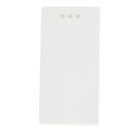 Moduł 1/2 - włącznik pojedynczy - biały - kompatybilny z ramkami Tawoia Glass