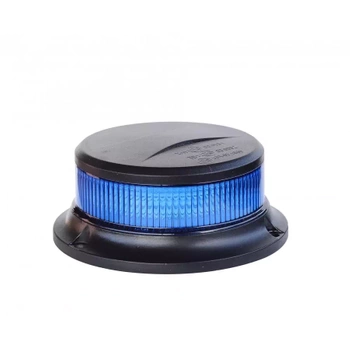 Lampa ostrzegawcza LED do pojazdu, PICO, 27W, 18 LED, światło niebieskie, magnes, R65 R10, 12V/24V, ALR0056