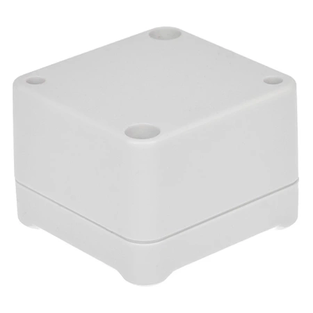 Obudowa 57x63, h=37mm, ABS V0, jasna z uszczelką, Z117