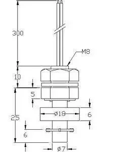 Magnetyczny czujnik poziomu wody CMW38