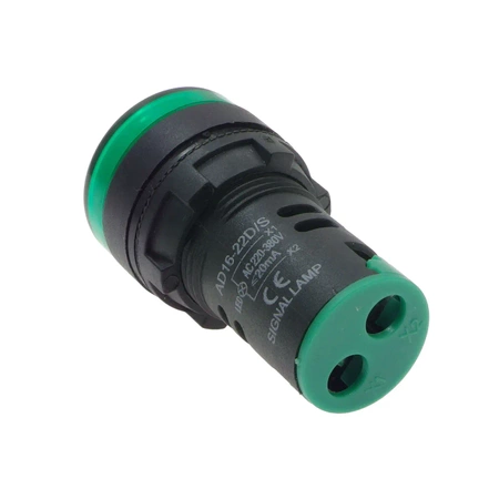 Kontrolka LED zielona - AD16-22DS - lampka sygnalizacyjna