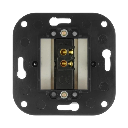 Włącznik światła pojedynczy ceramiczny, okrągły podtynkowy biały Ceramic Loft