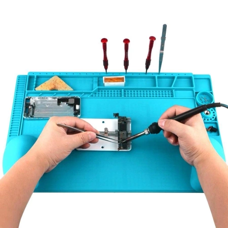 Silikonowa mata serwisowa 30x45.5mm, poduszki pod nadgarstki