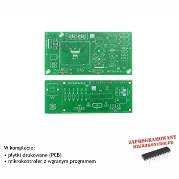 Uniwersalny mikroprocesorowy regulator mocy 230Vac, PCB i mikroprocesor do projektu AVT2623