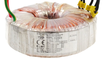Transformator toroidalny 80VA Indel TSTL 80/001 230V (275V, 2x3.2V) do wzmacniaczy lampowych