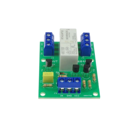Energooszczędny przekaźnik bistabilny DPDT 12V sterowany TTL - KIT AVT 6048