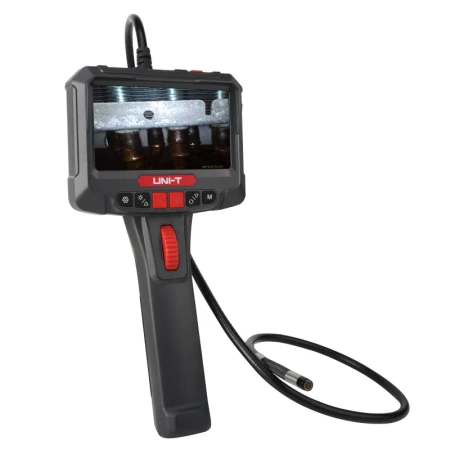 Przemysłowy endoskop inspekcyjny z kamerą obrotową 360° i ekranem 5 cali, Kamera inspekcyjna Uni-T UT663B