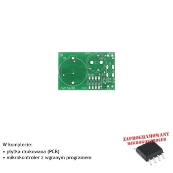 Miniaturowy przypominacz, PCB i mikroprocesor do projektu AVT5638