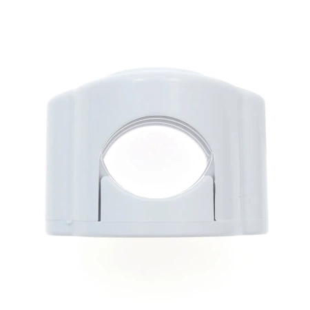 Uchwyt kabla plastikowy 42×32 mm natynkowy biały - Retro PRL