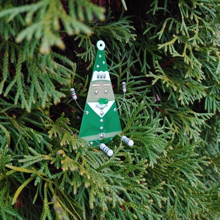 Elf Pomocnik- ozdoba DIY, zestaw do nauki lutowania, XMAS6