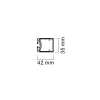Belka ostrzegawcza LED 916x35 R65 R10 BLK0037