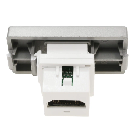 Moduł 1/2 - gniazdo HDMI - szary - kompatybilny z ramkami Tawoia Glass