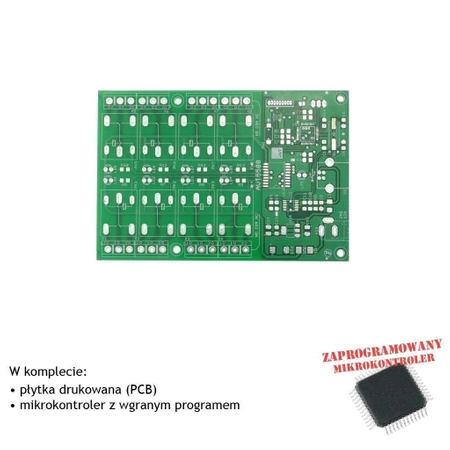 Sterownik - timer. Moduł 8 przekaźników z interfejsem USB - KIT AVT 5588