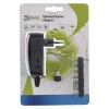 Zasilacz impulsowy 3V - 4.5V - 5V - 6V - 7.5V - 9V - 12V uniwersalny 2.25A z zestawem wtyków i wyjściem USB, EMOS N3113