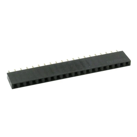 Gniazdo goldpin jednorzędowe, 20 pin, raster 2,54 mm