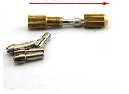 Uchwyt do mini wiertarki na wiertła 0.5 - 3mm - na oś 2mm - głowica wiertła