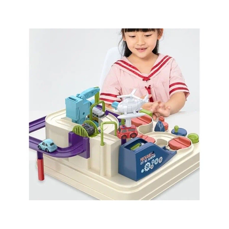 Interaktywny tor przeszkód + pojazdy ratunkowe