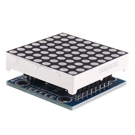 Matryca LED 8x8 + sterownik MAX7219 - LED czerwone - moduł Arduino