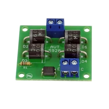 Detektor przepływu prądu AC/DC 50mA–6A z optoizolacją - KIT AVT 5928