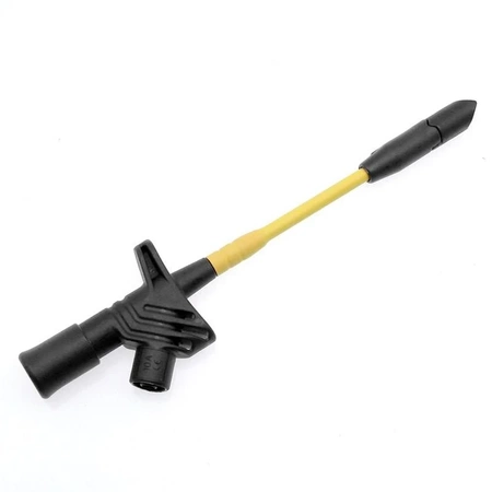 Chwytak igiełkowy 162mm z gniazdem 4mm, czarny