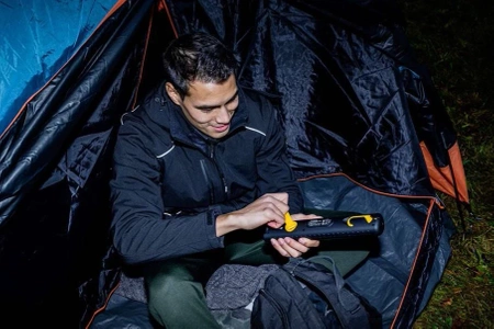 Lampa warsztatowa, naświetlacz LED 300lm, dynamo, haczyk, magnes, Brennenstuhl HL 300 AD