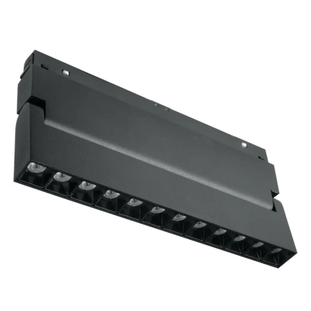 Reflektor szynowy magnetyczny liniowy 12W 960lm 4000K czarny M-LINE