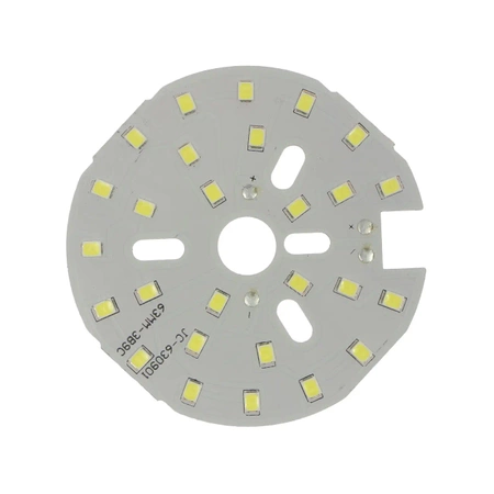 Moduł LED 27 LED 2835 10W 28V, d=63mm, 700-800lm, biały 6000K-6500K